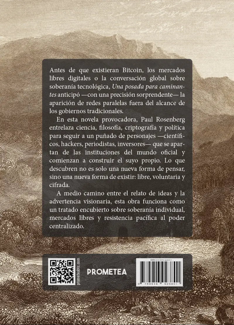 Una posada para caminantes — contraportada